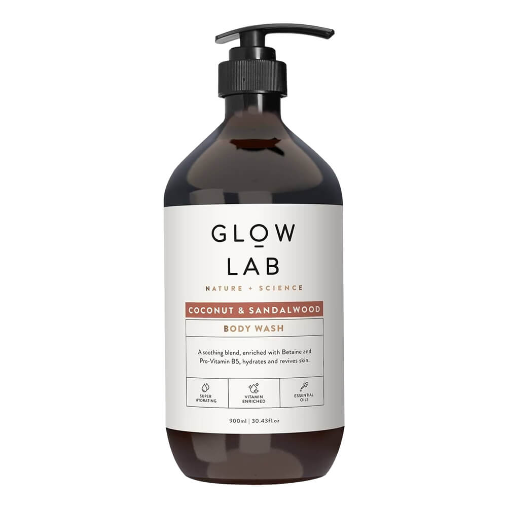 紐西蘭GLOW-LAB-椰子檀香沐浴露