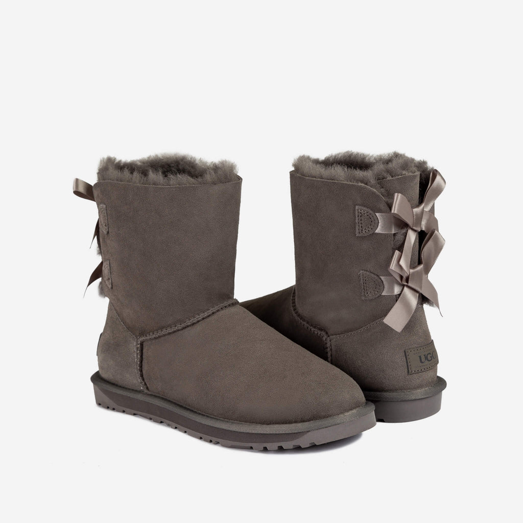 UGG-Classic-Bailey-Bow-Boots-Grey