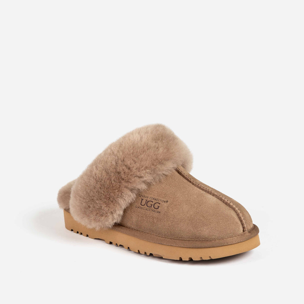 UGG-Unisex-Scuffete-Slipper-Brown