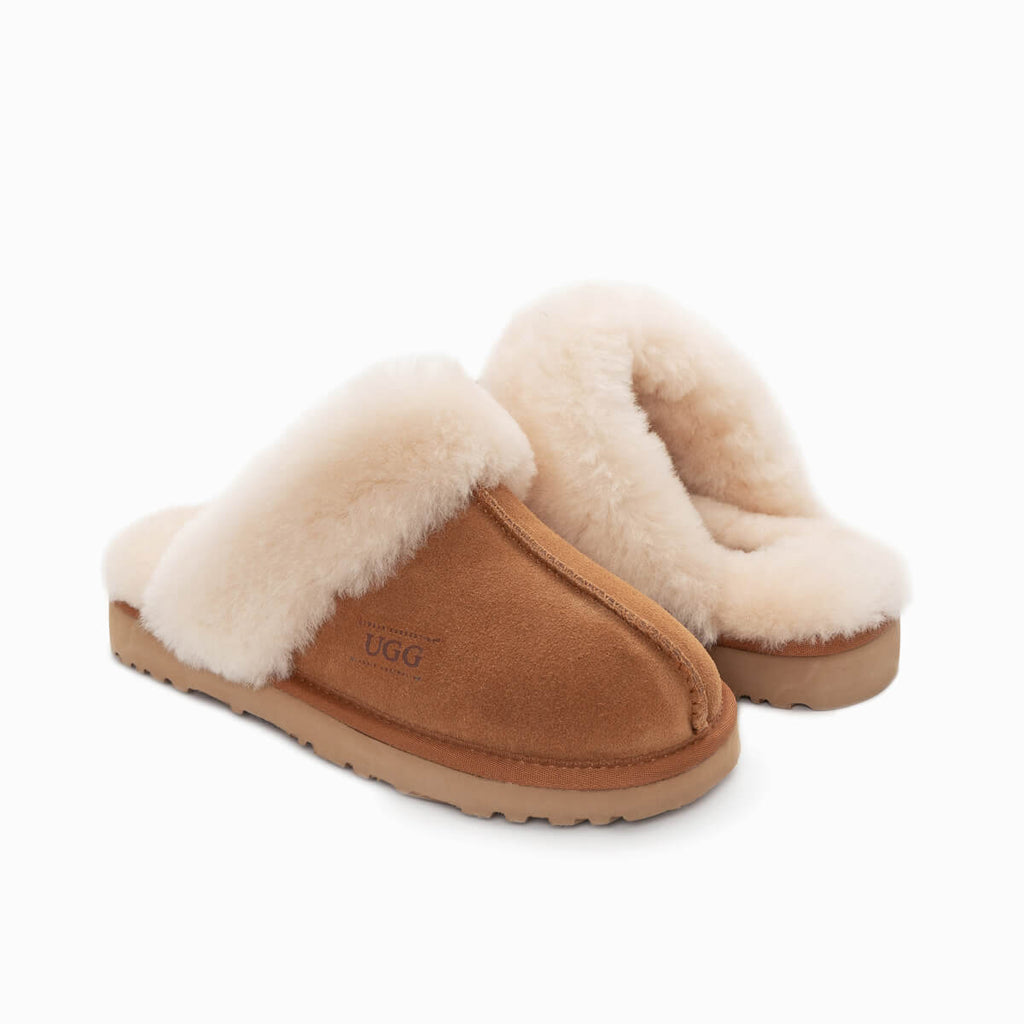 UGG-Unisex-Scuffete-Slipper-Chestnut