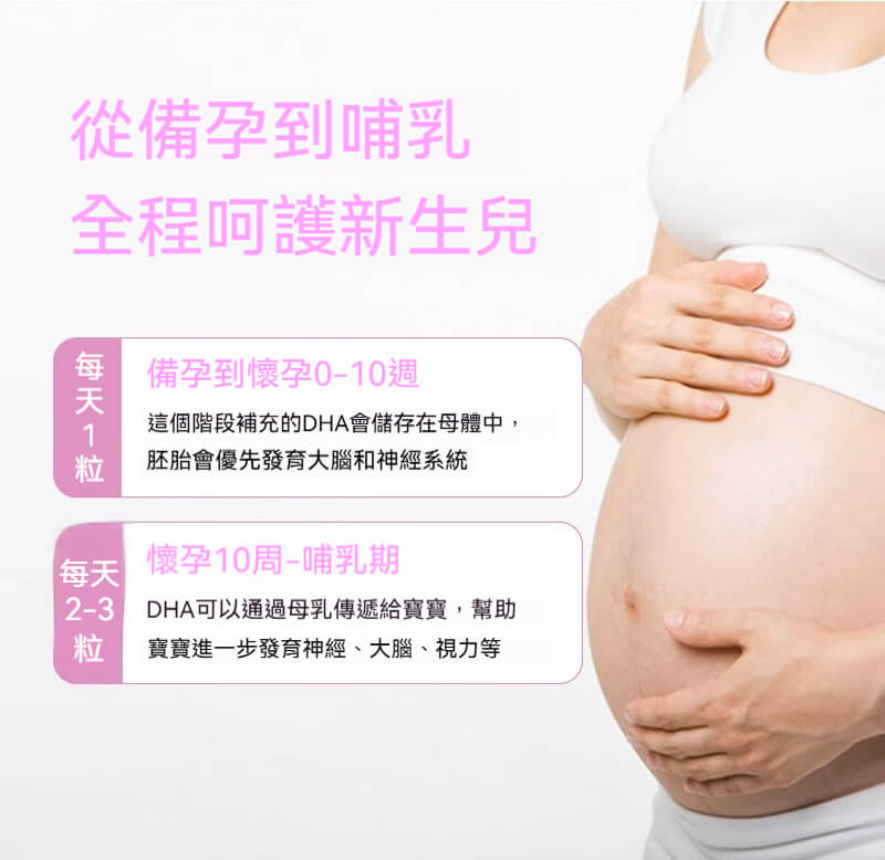 Bio Island DHA從備孕到哺乳完整營養守護新生兒發展