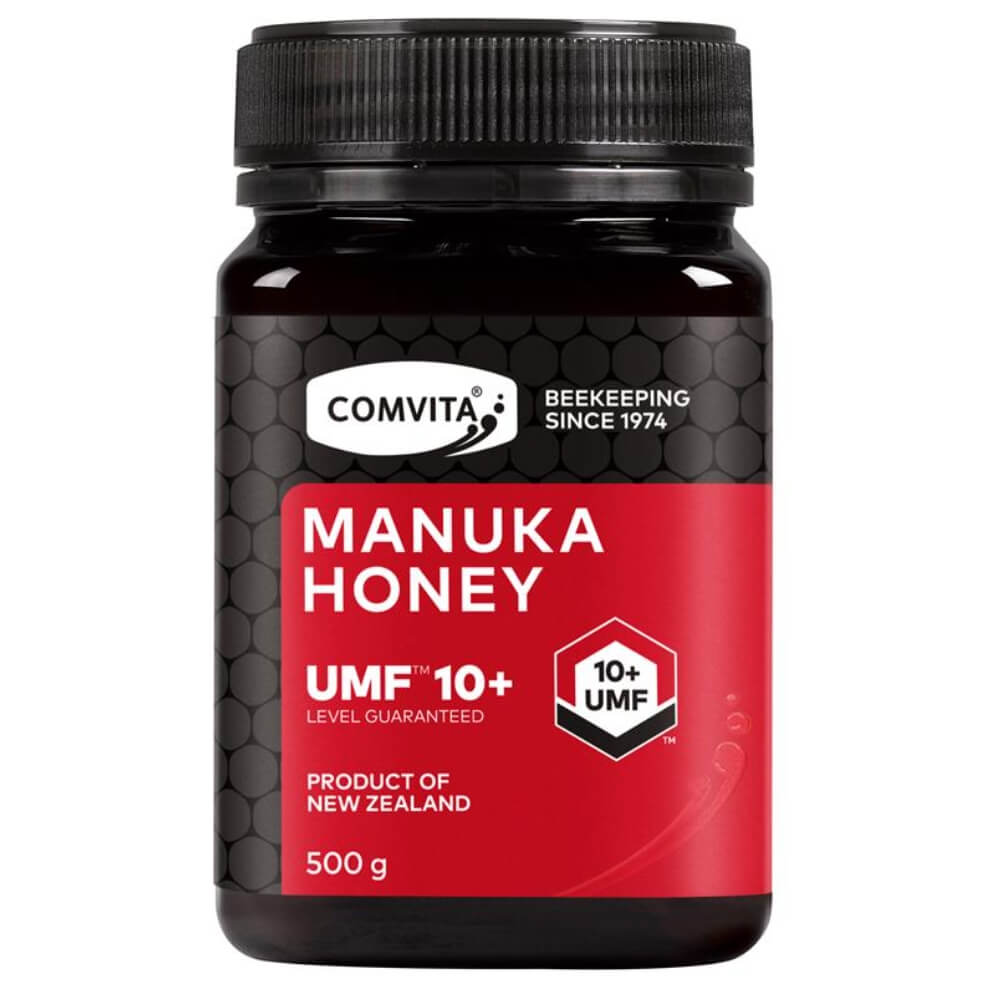 Comvita 麥盧卡蜂蜜 UMF10+ 500g 單罐白底產品照