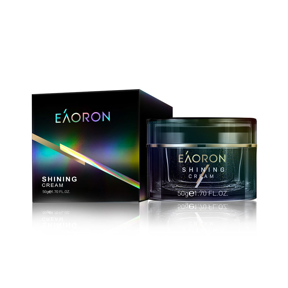 Eaoron空氣霜Shining Cream 50ml，質地輕盈的亮膚保濕面霜，搭配炫彩外盒設計