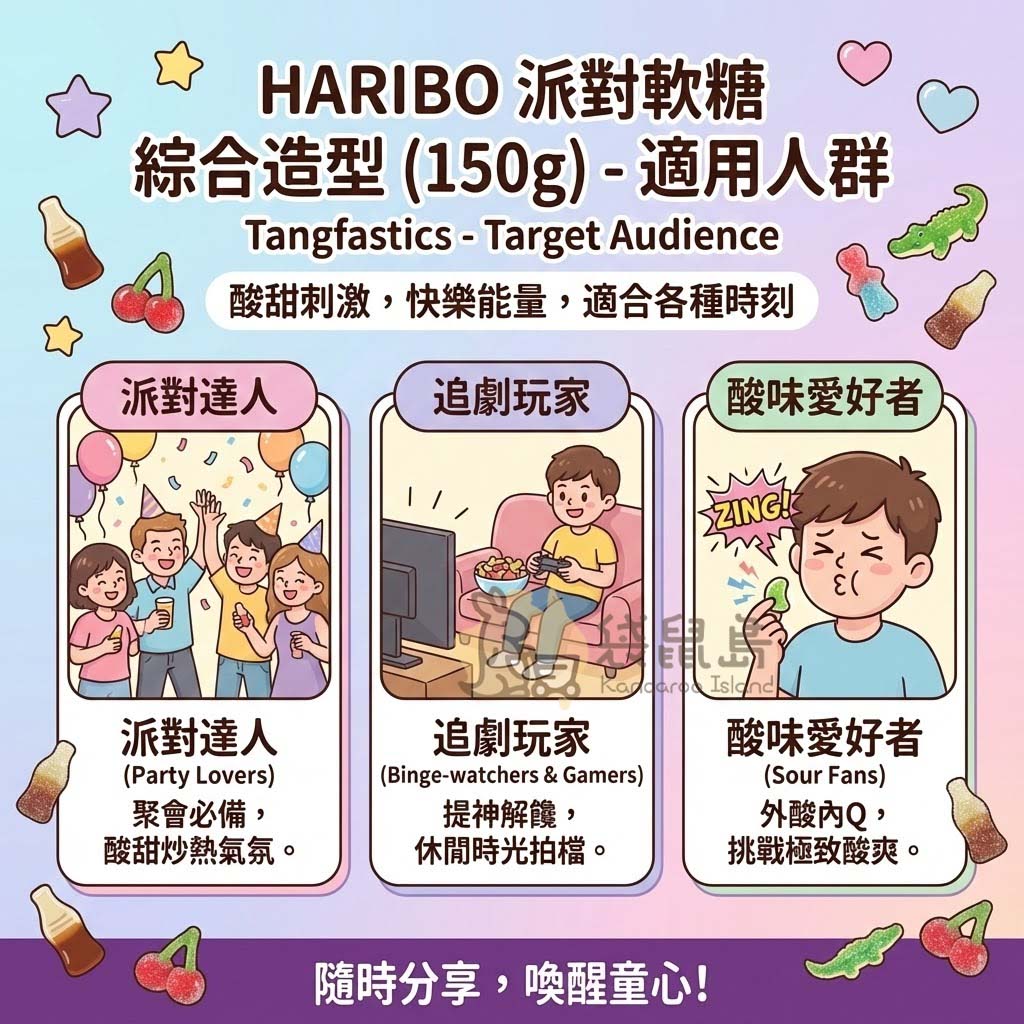 HARIBO 情侶小熊軟糖 140g 適合情侶分享與派對聚會 Sweet & Sour Bears