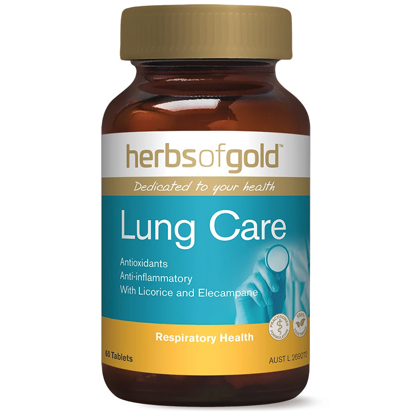 Herbs of Gold 清肺 Lung Care 60粒 草本呼吸道保健膠囊產品照
