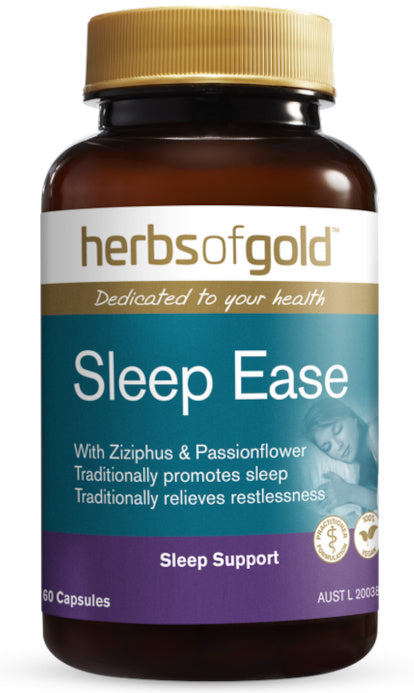 Herbs of Gold 睡眠舒緩片 Sleep Ease 60粒天然助眠草本產品照