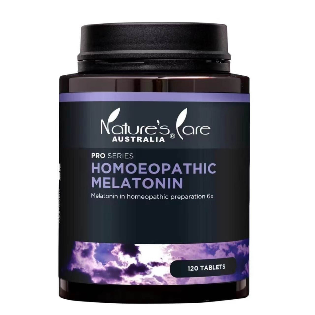 Nature's Care 黑金系列褪黑素助眠片正面包裝圖（120粒）