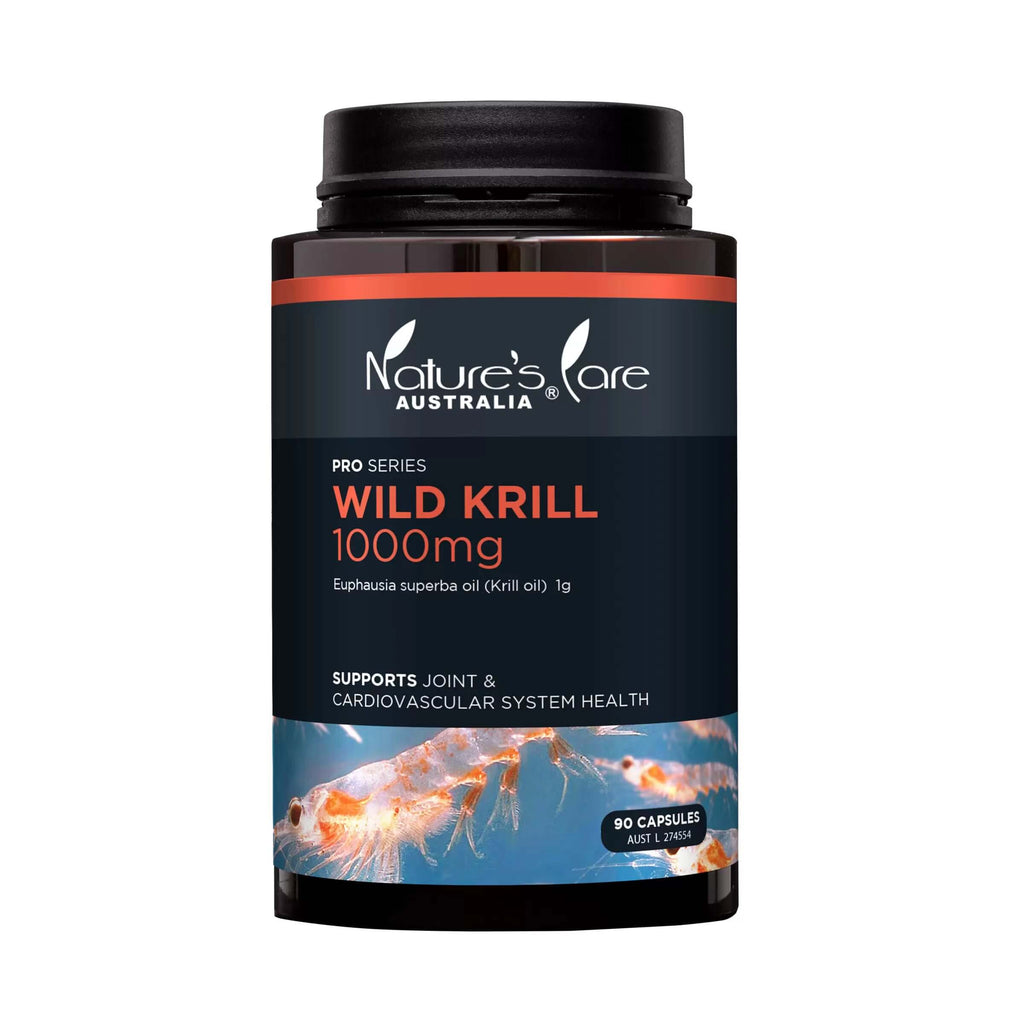 Nature's Care Pro 澳洲頂級野生磷蝦油 1000mg 90粒 瓶身