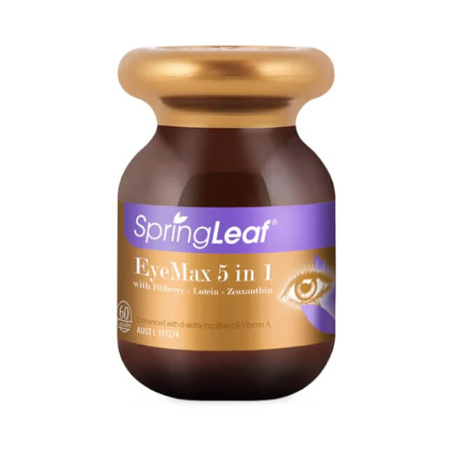 Spring Leaf 澳洲綠芙葉黃素五合一護眼膠囊 60粒 - 越橘配方