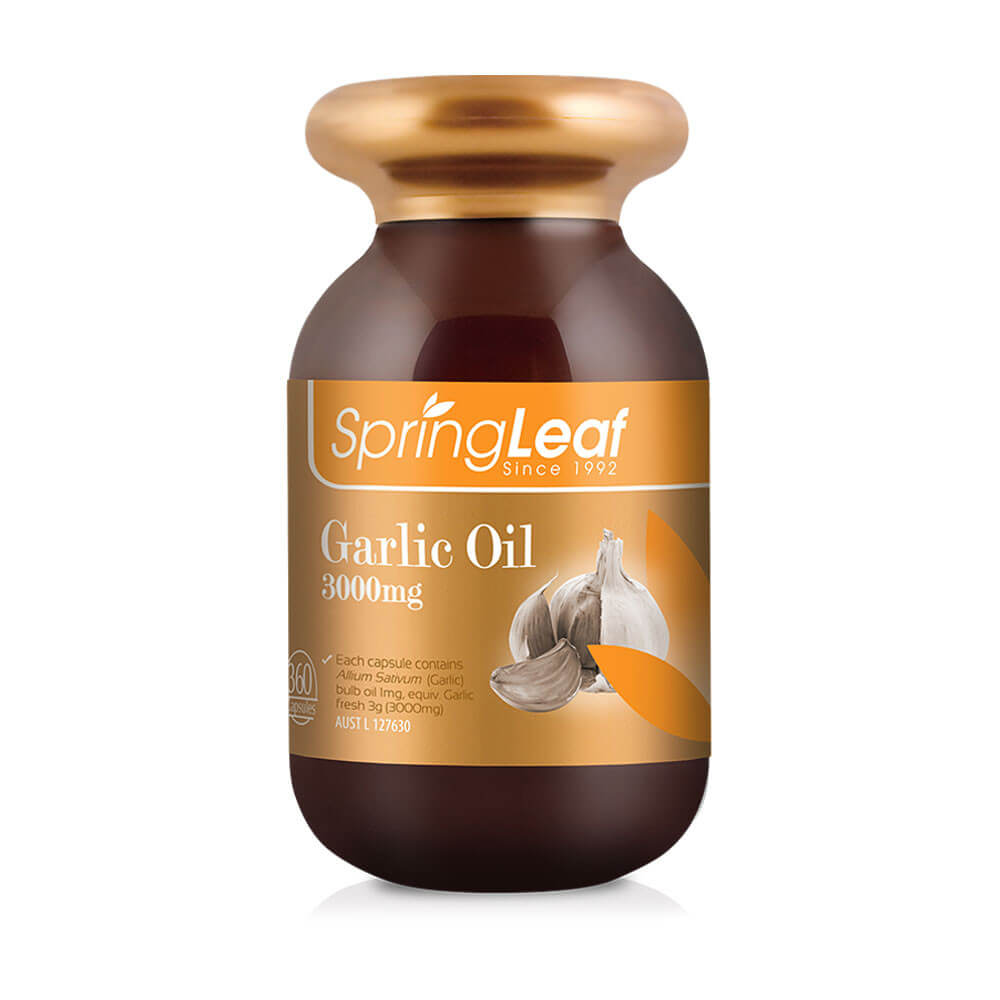 Spring Leaf 澳洲綠芙大蒜精膠囊 3000mg 360粒 - 高單位大包裝