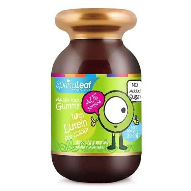 Spring Leaf 澳洲綠芙兒童葉黃素護眼軟糖 200g - 無糖配方包裝