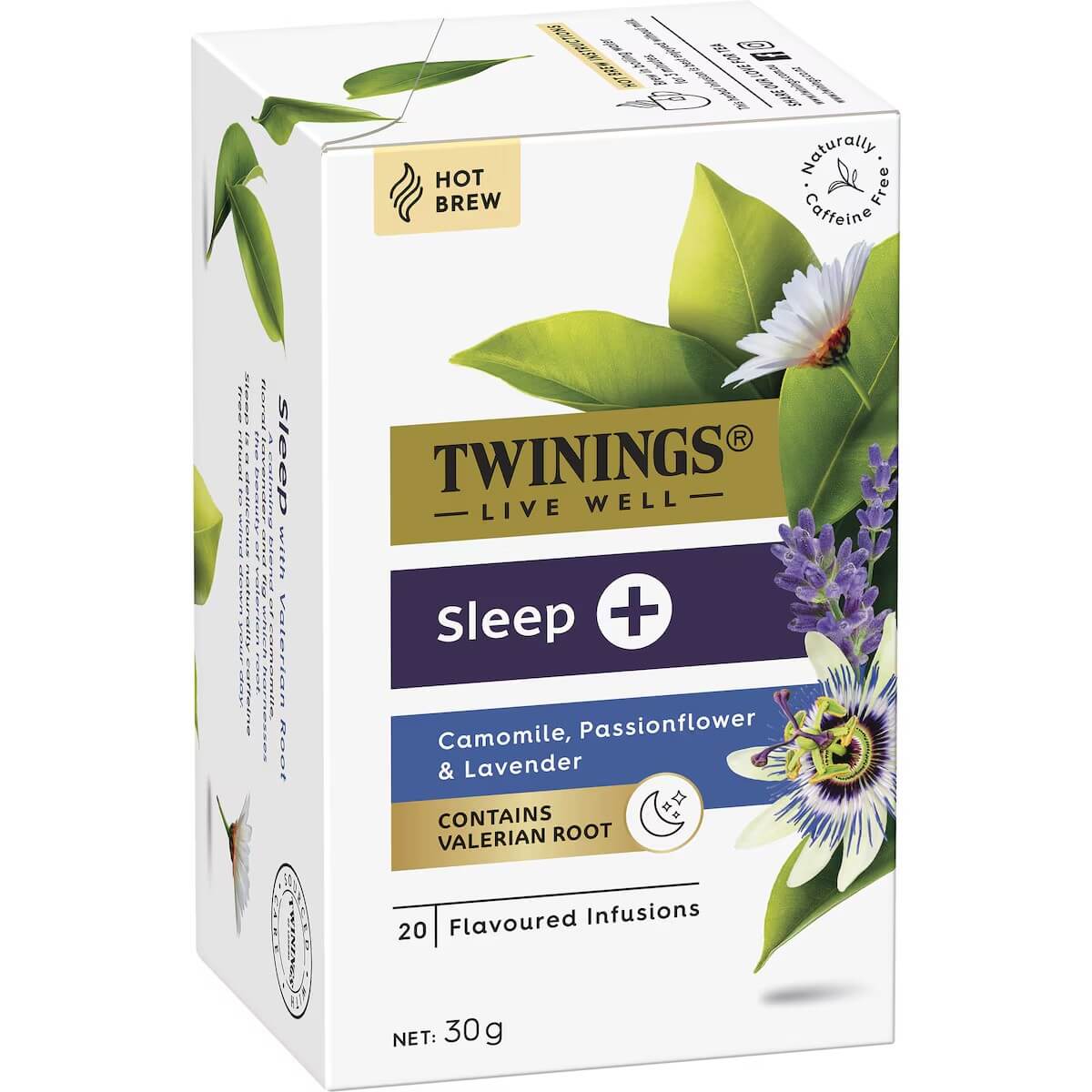 Twinings Sleep+ 好眠草本茶|洋甘菊纈草助放鬆入眠|20包裝 – 袋鼠島 澳洲代購 空運到府
