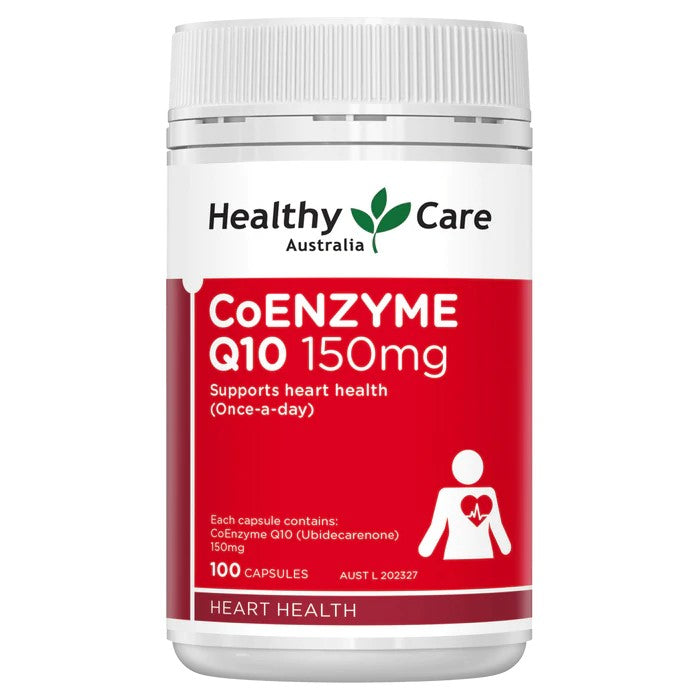Healthy Care 輔酶Q10 150mg 100顆瓶裝，支援心臟健康保養